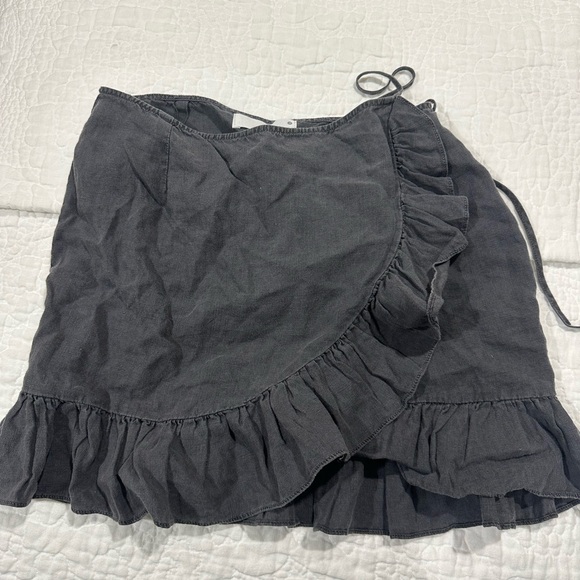 Anthropologie Gray Asymmetrical Skirt - Picture 1 of 3
